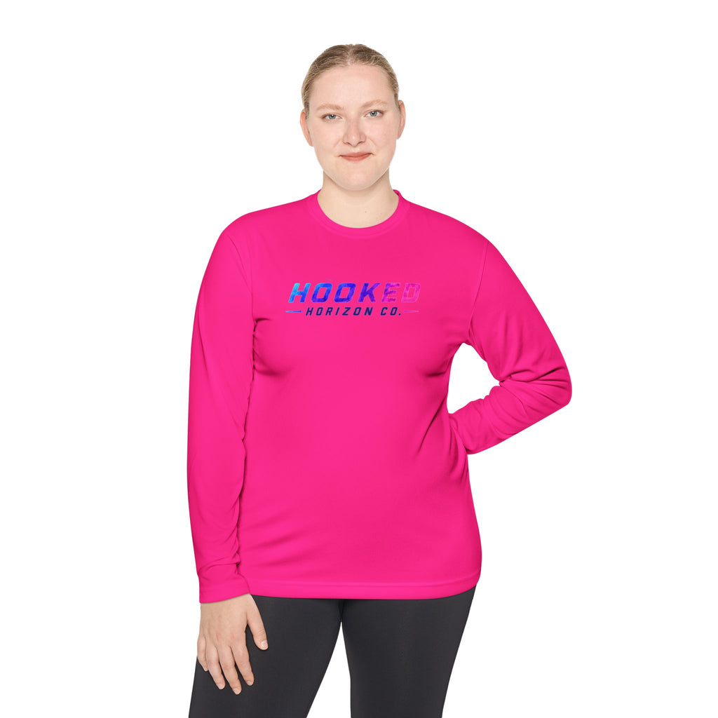 Moisture Wicking Classic Logo Shark Tee —Horizon Co. Anchors Long Sleeve Tee — Lightweight Fishing Shirt