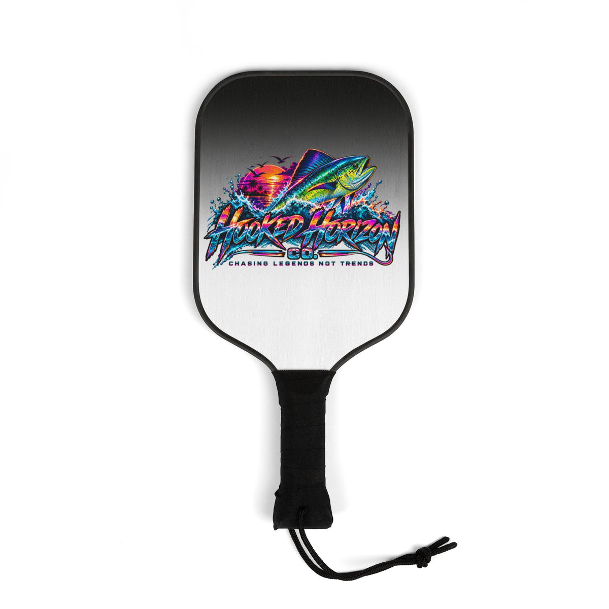 Mahi Mahi Color Blast " Chasing Legends Not Trends "— Hooked Horizon Co. Pickleball Kit