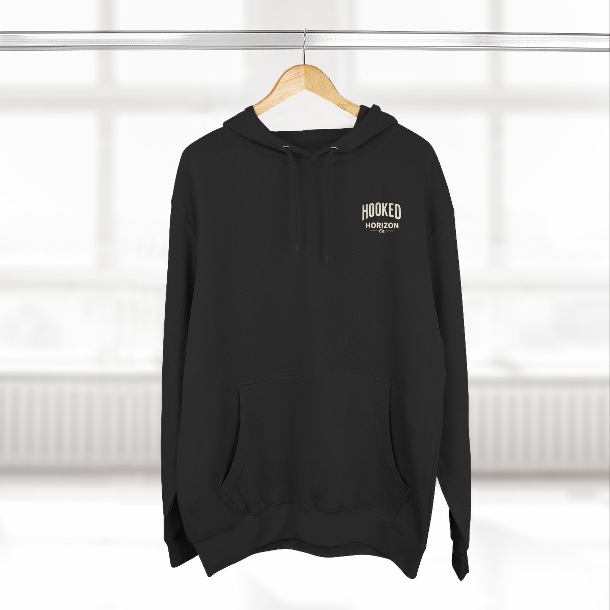 Fishing Charter T-Shirt— Hooked Horizon Hoodie — Fishing Boat Graphic Pullover