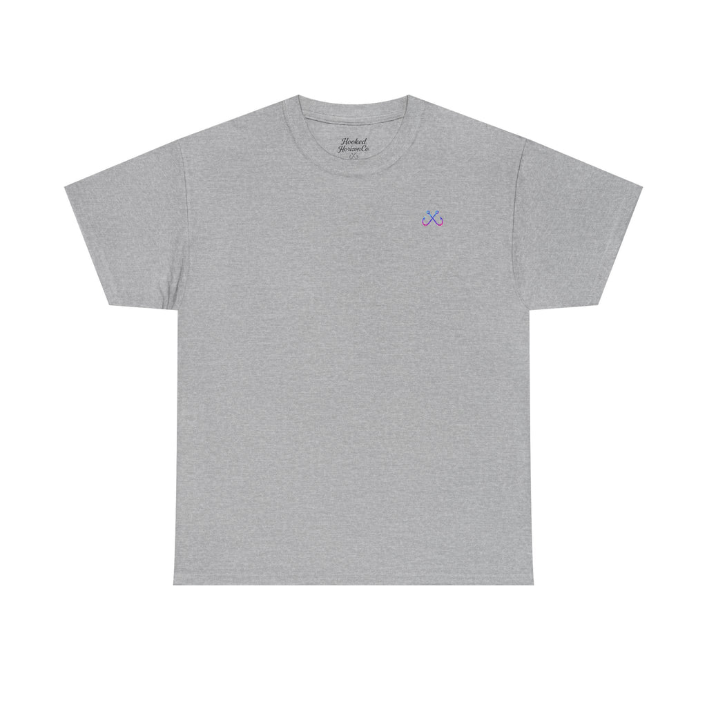Lion Fish Hooked Horizon Co Tee—Ocean Graphic Tee — "Beloved" Ray Design