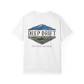 Shark Tee — "Deep Drift on the Water" Fishing Graphicishing Tee for Angler Lovers, Shark Lovers, Ocean Tee