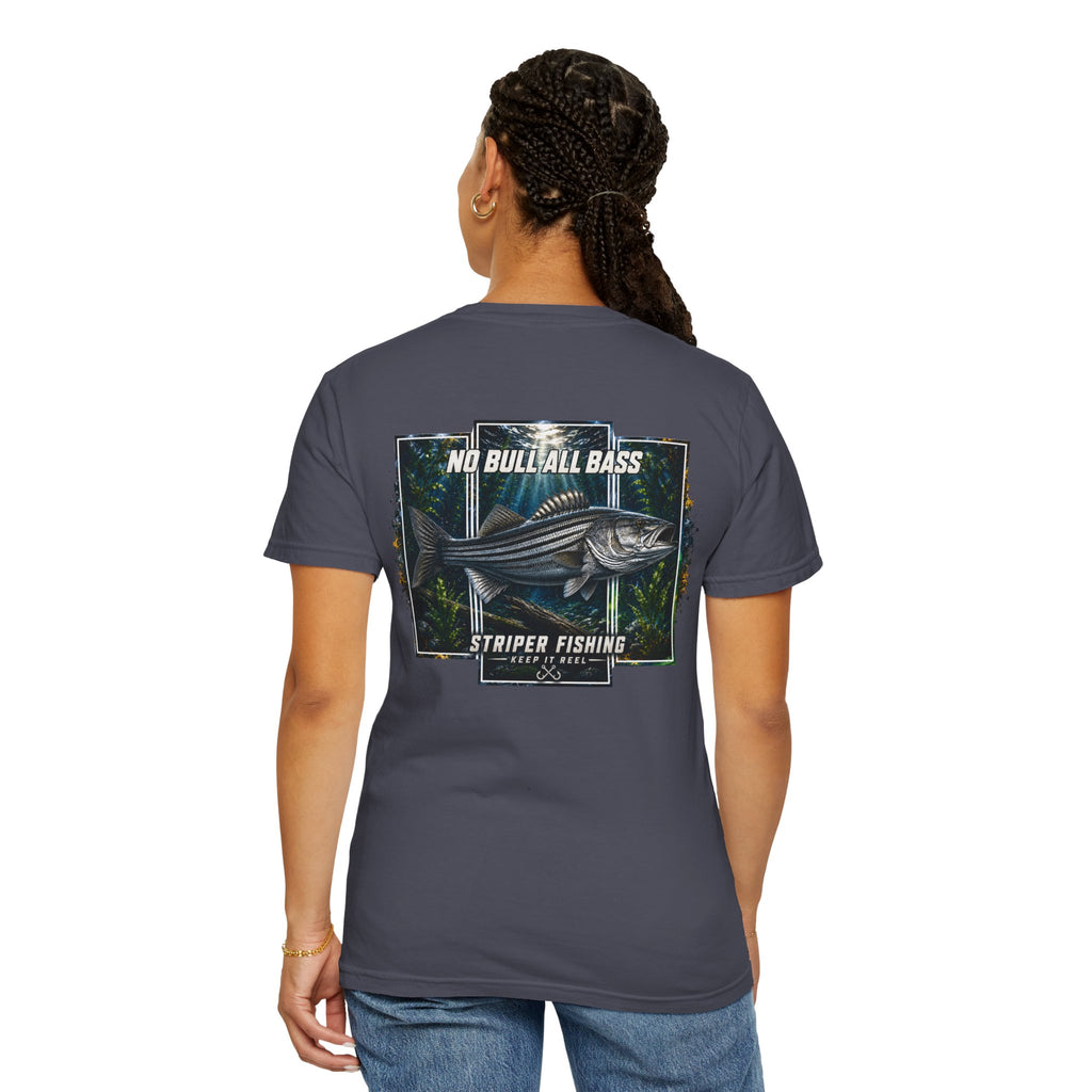 Saltwater Sea Striper Fishing Tee — Hooked Horizon Co.  Angler Gifts Ocean Lover Gifts
