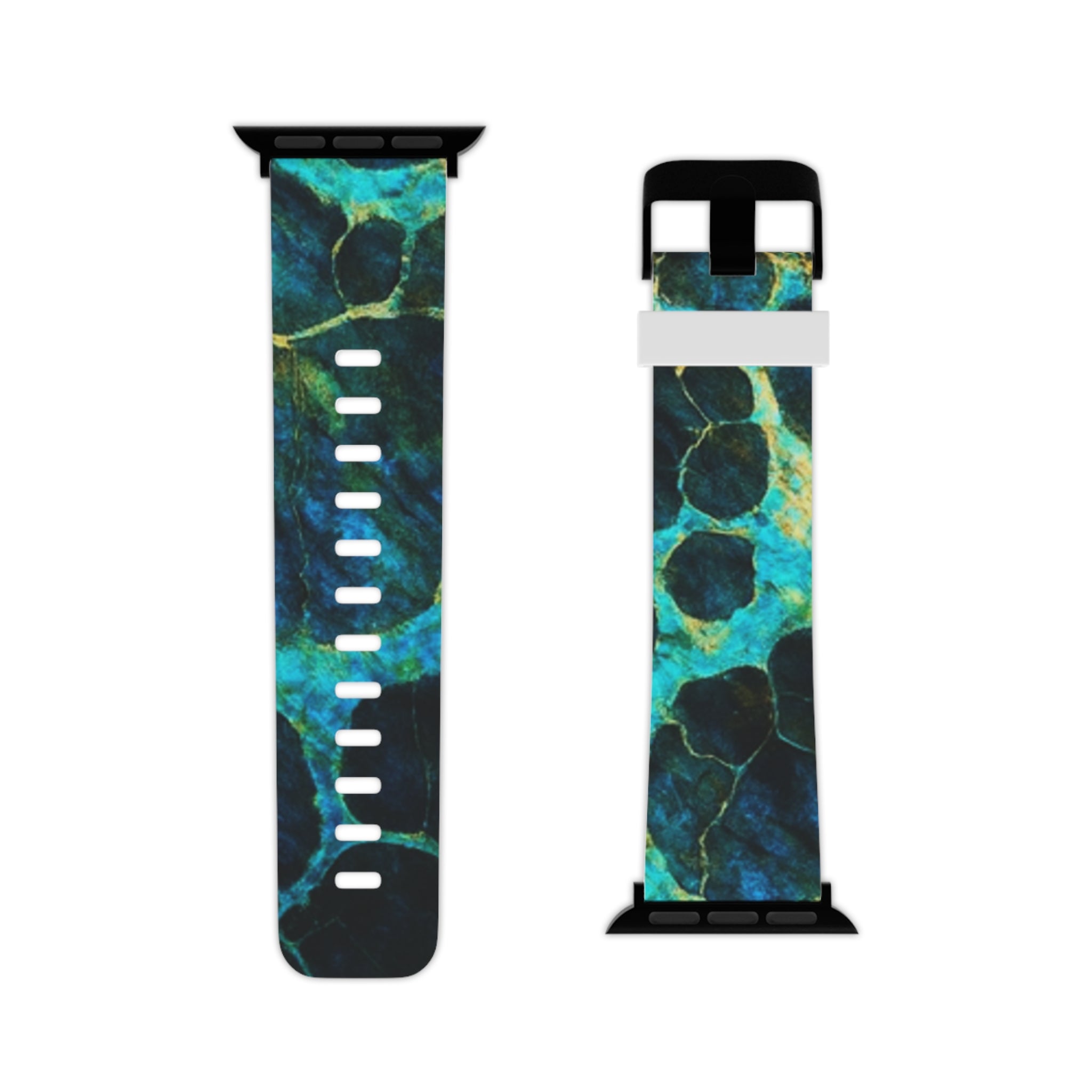 Green Leopard Shark Inspired Watch Band for Apple Watch