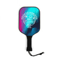 Blue & Pink Abstract — Hooked Horizon Co. Pickleball Kit
