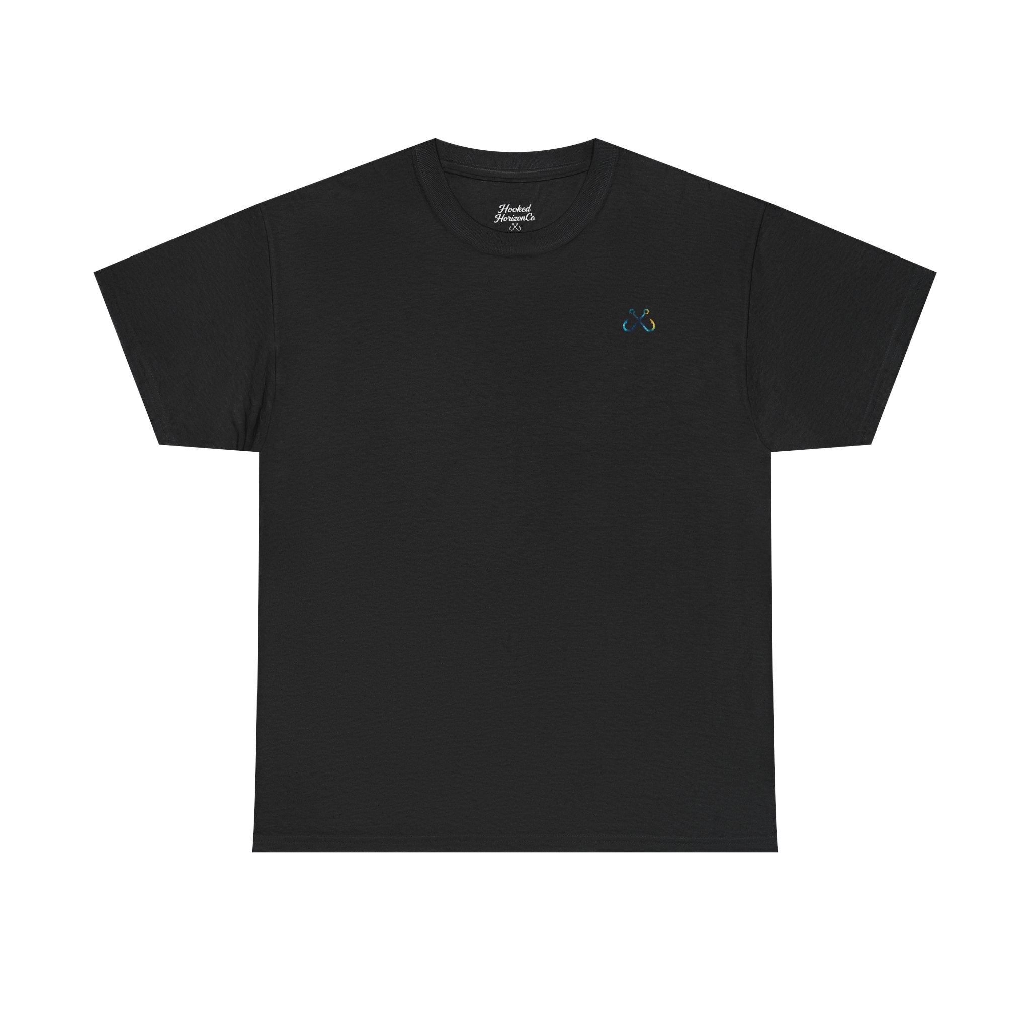 Bull Shark Hooked Horizon Co Tee—Ocean Graphic Tee — "Beloved" Ray Design