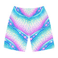 Parrot Fish Ocean-Inspired Board Shorts, Swimwear for Beach Days, Summer Vacations, Pool Parties, Surfing Attire, Water Sports