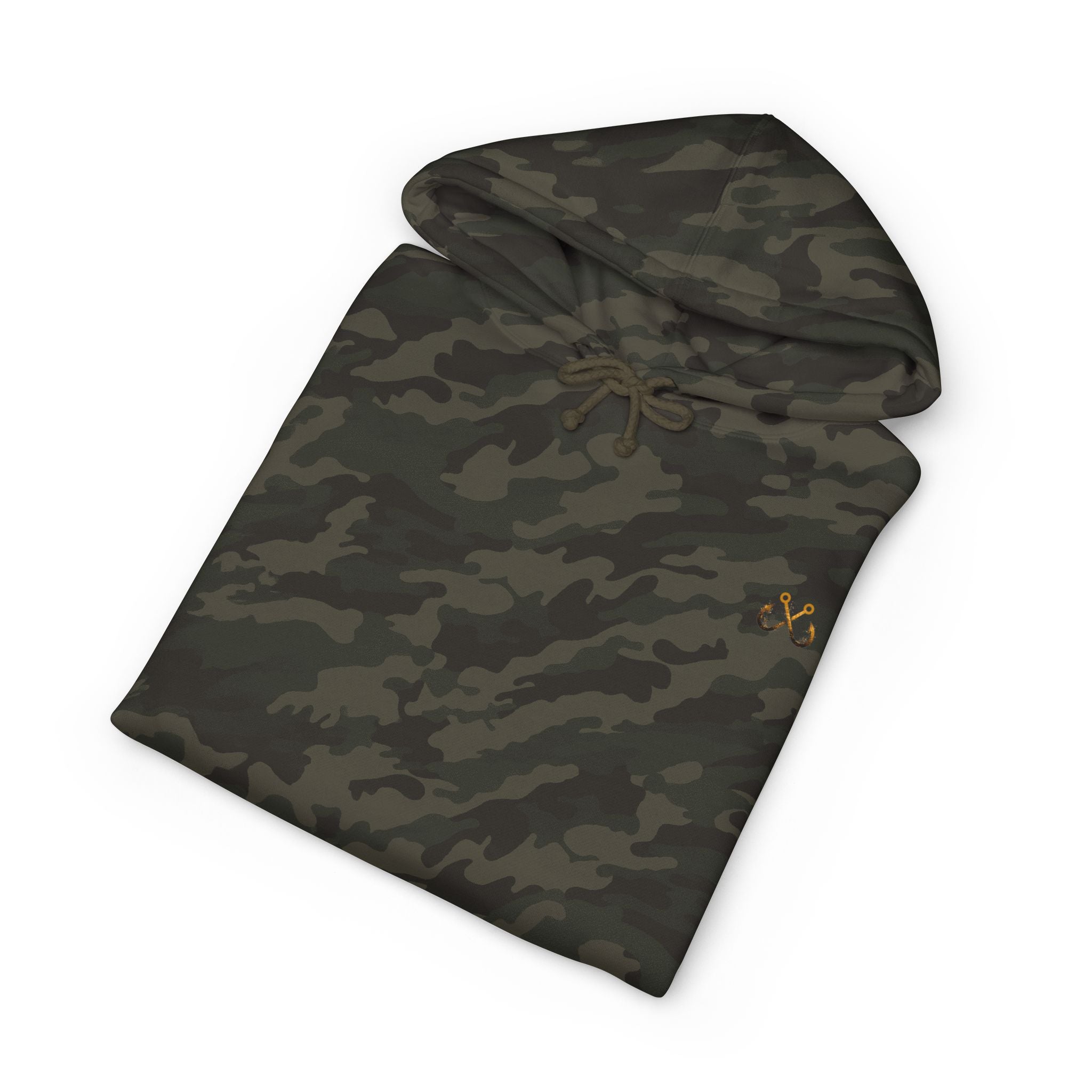 Grouper Hoodie Hooked Horizon Co. — Fishing Back Graphic Hoodie, Multiple Color Variations