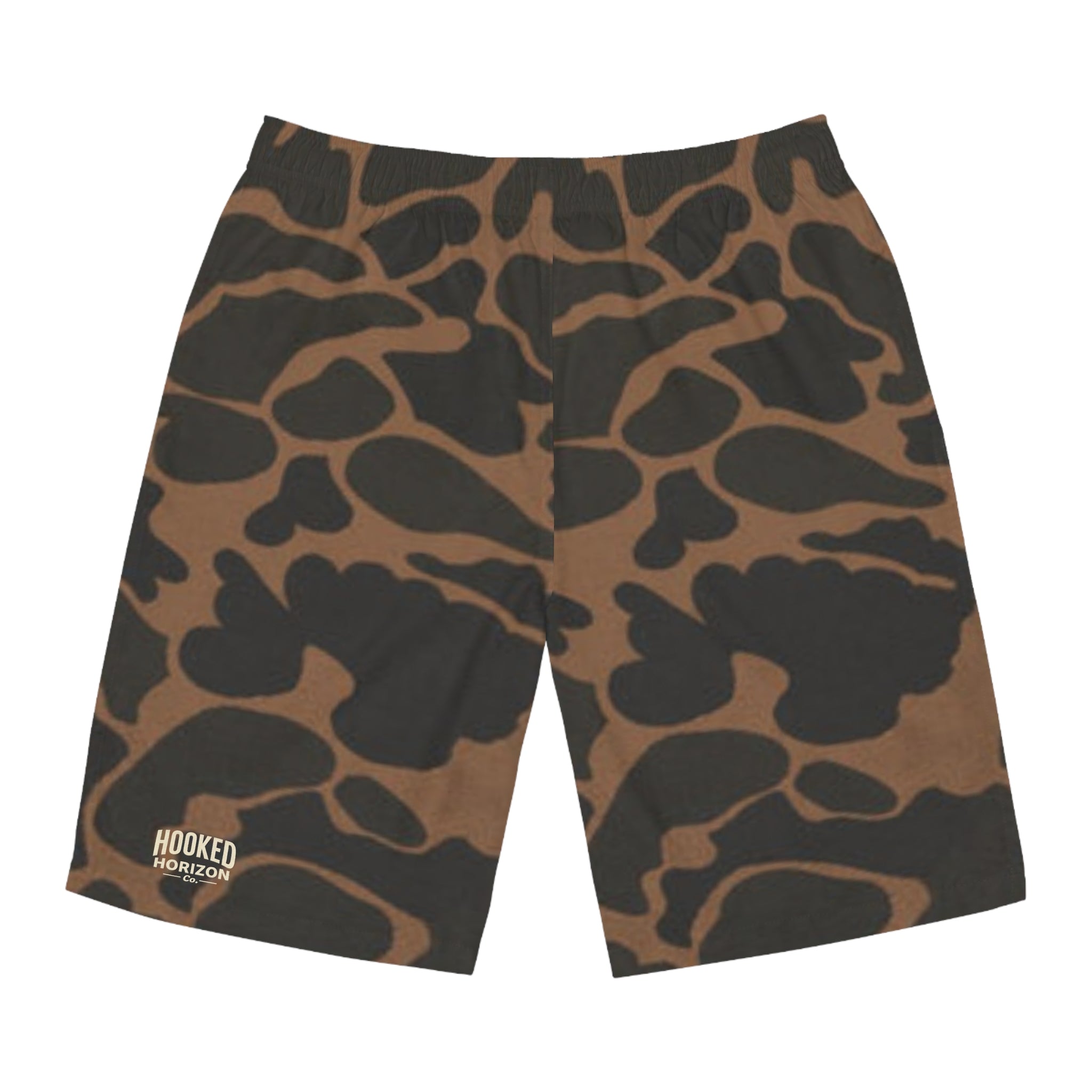 Duck Camo-Inspired Board Shorts, Swimwear for Beach Days, Summer Vacations, Pool Parties, Surfing Attire, Water Sports