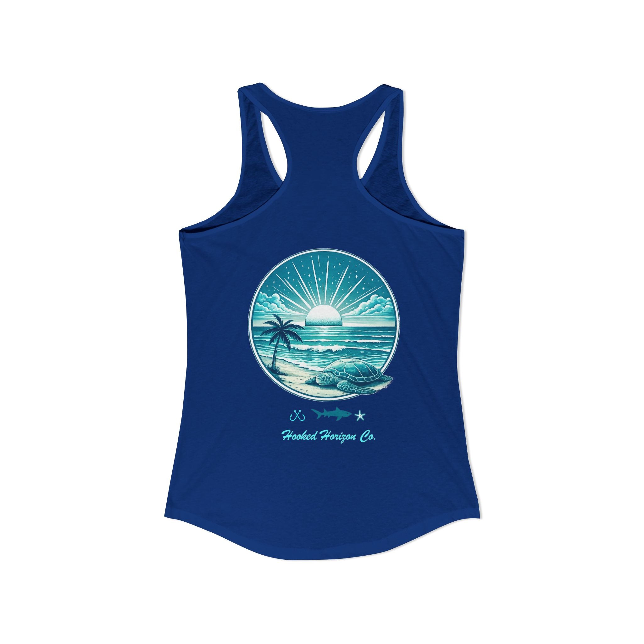 Sea Turtle & Sunset– Hooked Horizon Co. Gifts for Ocean Lovers, Nautical Fashion, Everyday Comfort, Perfect Gift for Her