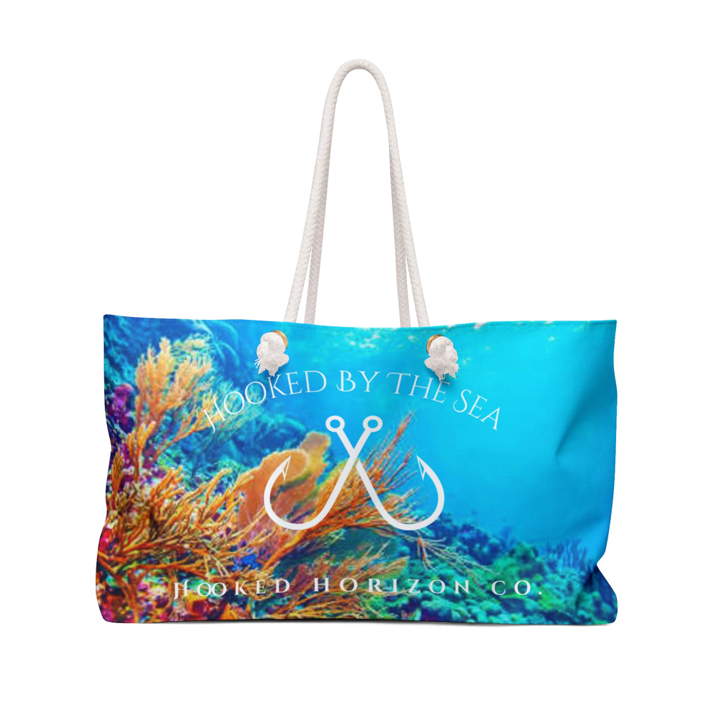 Coral Reef Deep Drift Weekender Bag | Perfect for Travel, Beach Days, Outdoor Adventures, Gifts for Him and Her, Stylish Tote