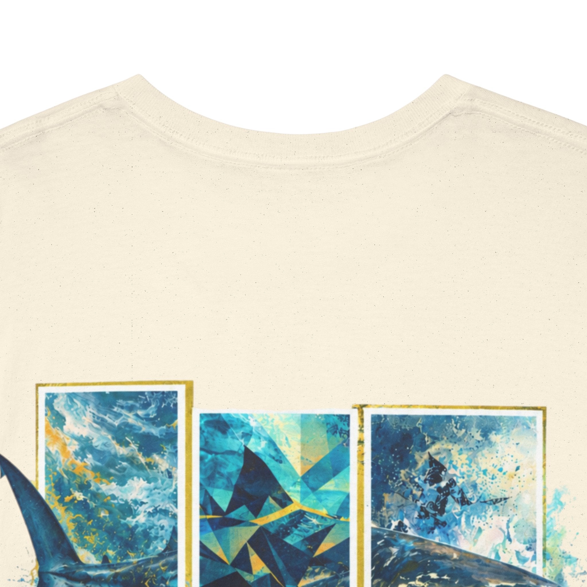 Bull Shark Hooked Horizon Co Tee—Ocean Graphic Tee — "Beloved" Ray Design