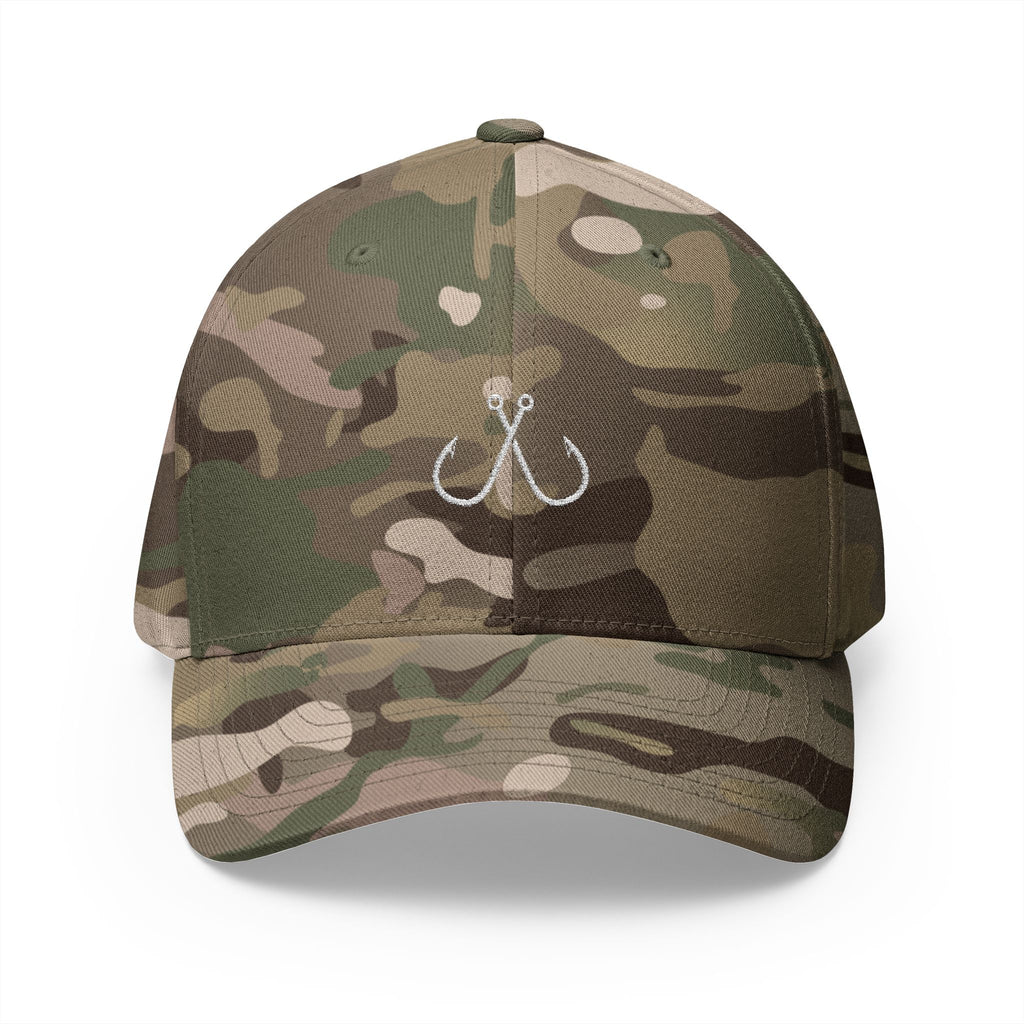 Embroidered Fishing Hooks Cap Hooked Horizon Co. — Minimal Angler Hat