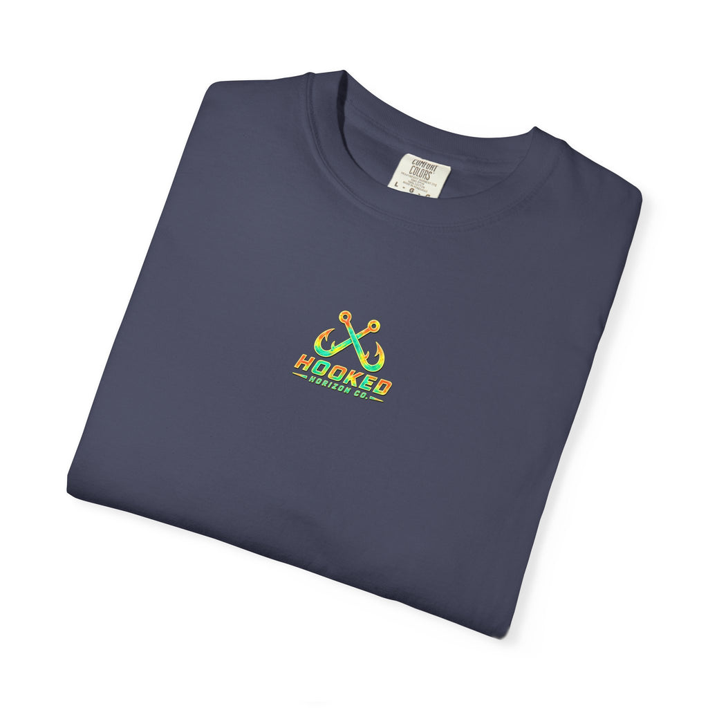 Retro 80s Tripple Fish Fishing Tee — Hooked Horizon Co.  Angler Gifts Ocean Lover Gifts
