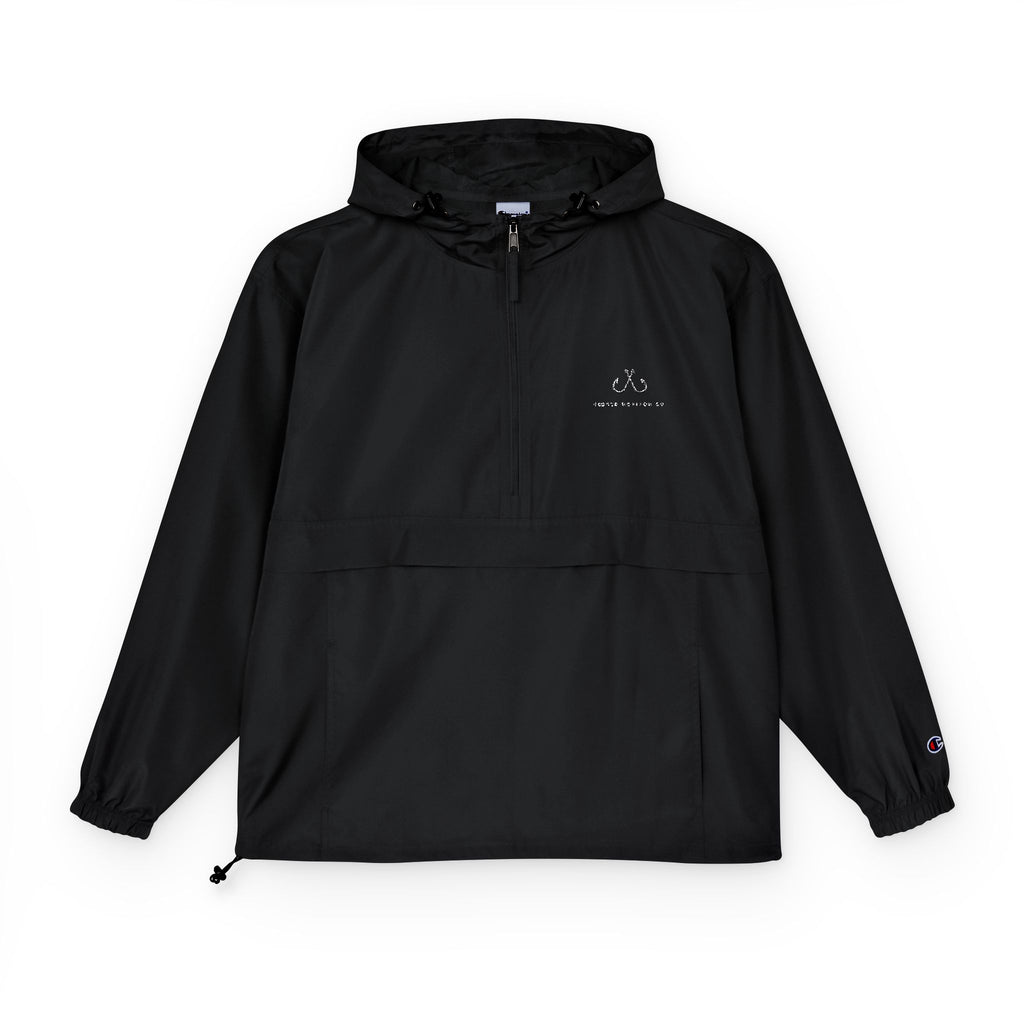 Hooked Horizon Co. Unisex Packable Anorak Jacket, Lightweight Rain Jacket, Outdoor Adventure Gear, Casual Fashion, Travel Essential, Fall Wardrobe