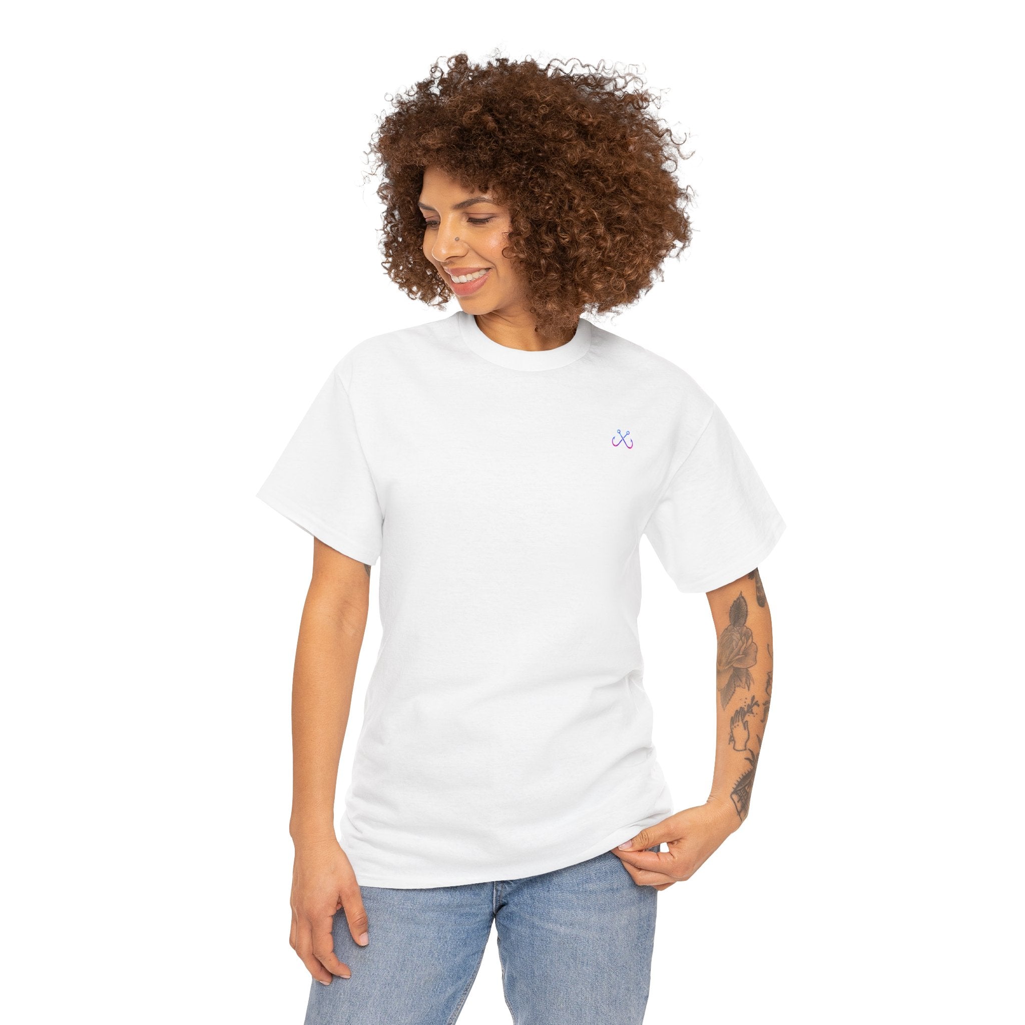 Lion Fish Hooked Horizon Co Tee—Ocean Graphic Tee — "Beloved" Ray Design