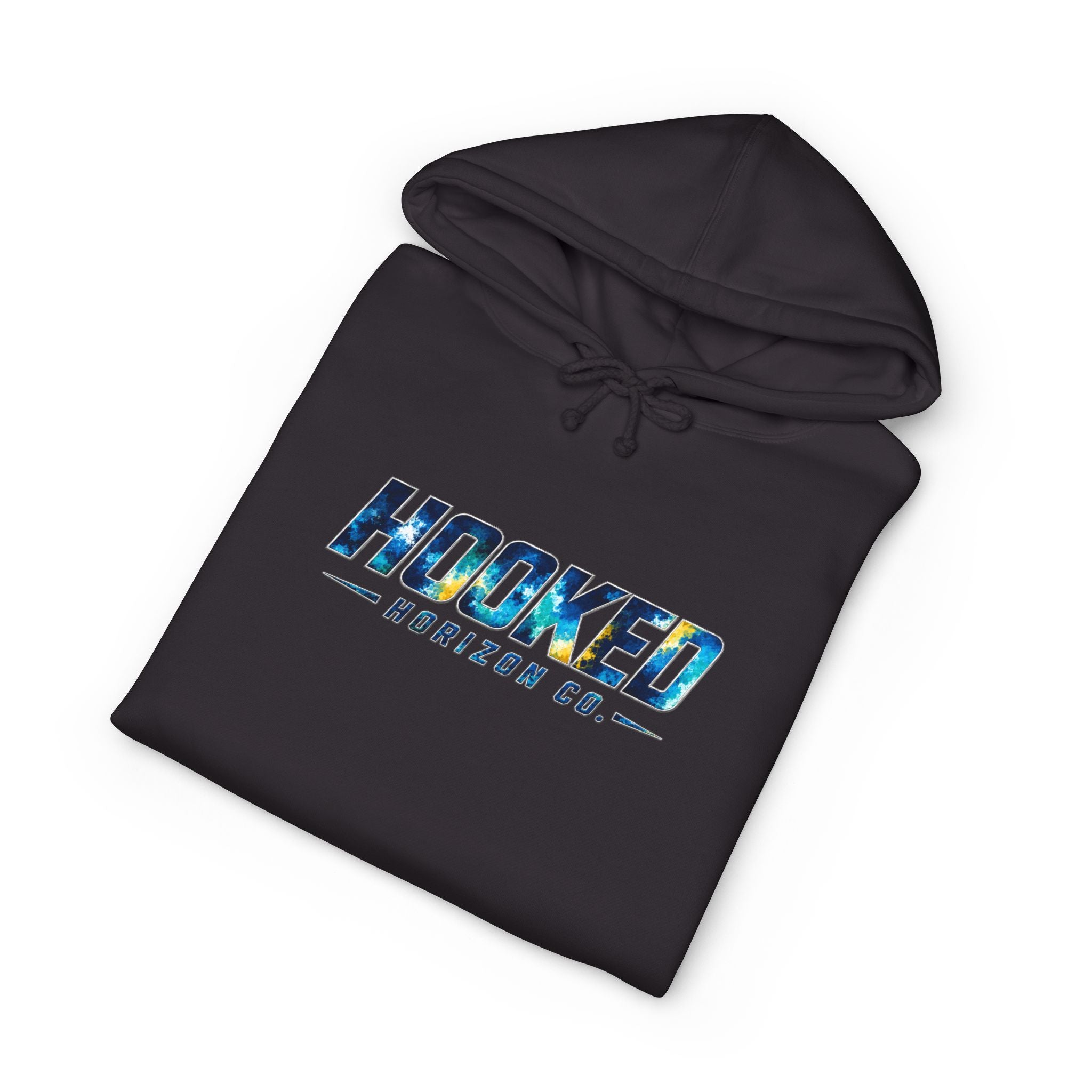 Barracuda Hoodie Hooked Horizon Co. — Fishing Back Graphic Hoodie, Multiple Color Variations