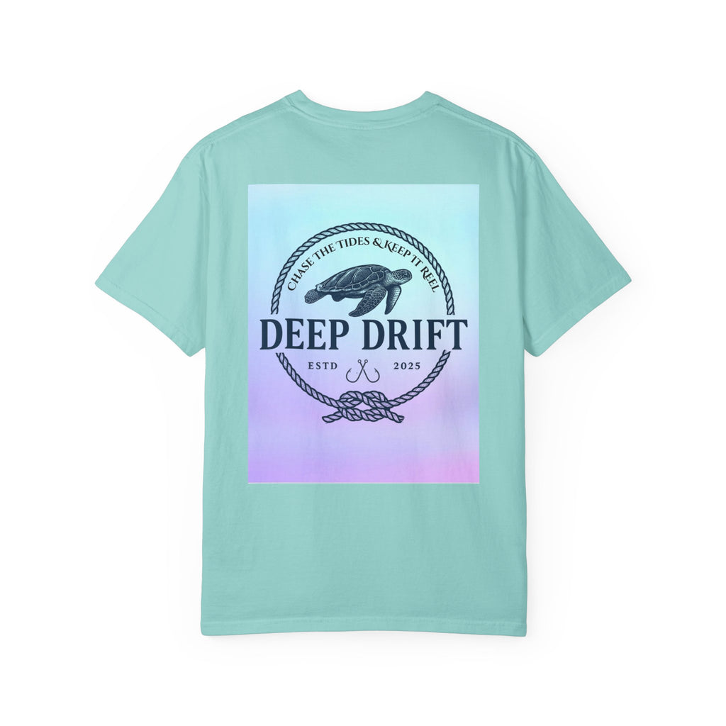 Hooked Horizon Deep Drift Turtle Ocean Tee