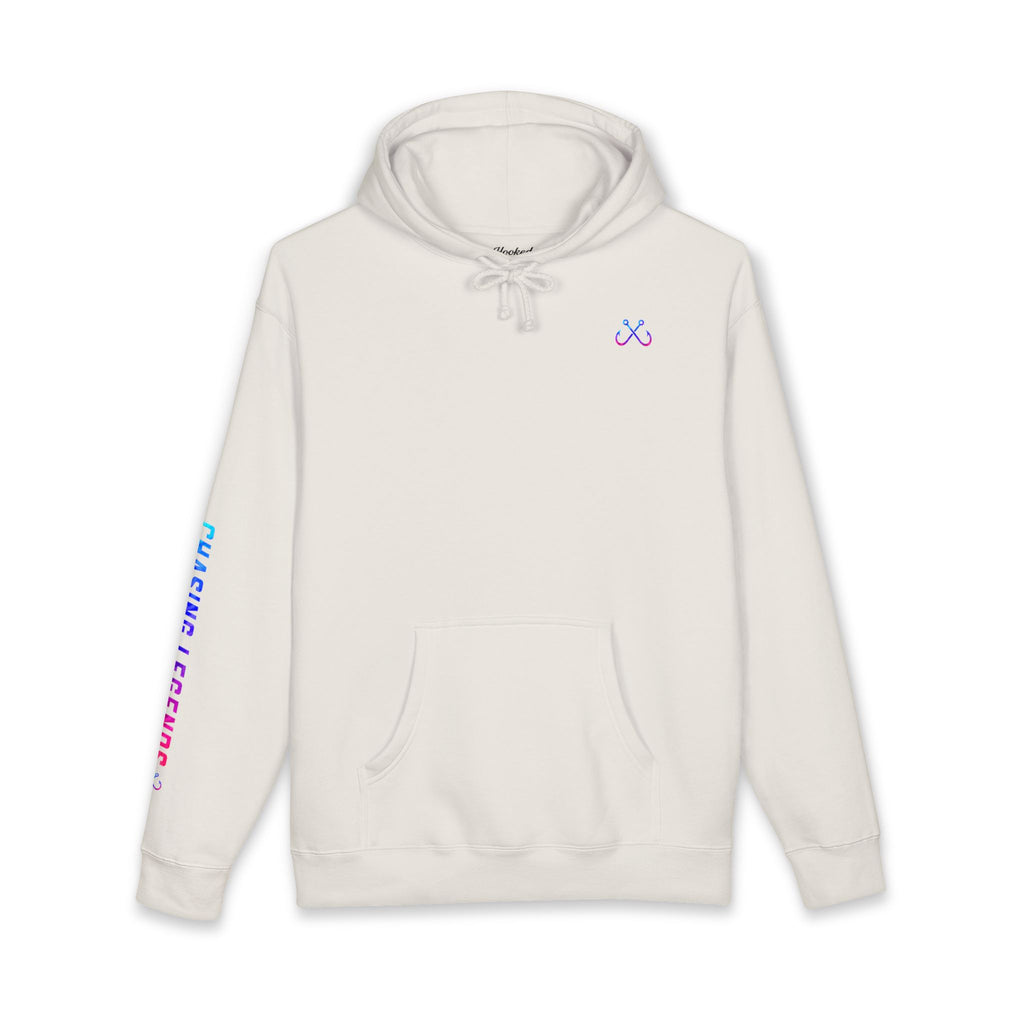 Lion Fish Hoodie Hooked Horizon Co. — Fishing Back Graphic Hoodie, Multiple Color Variations