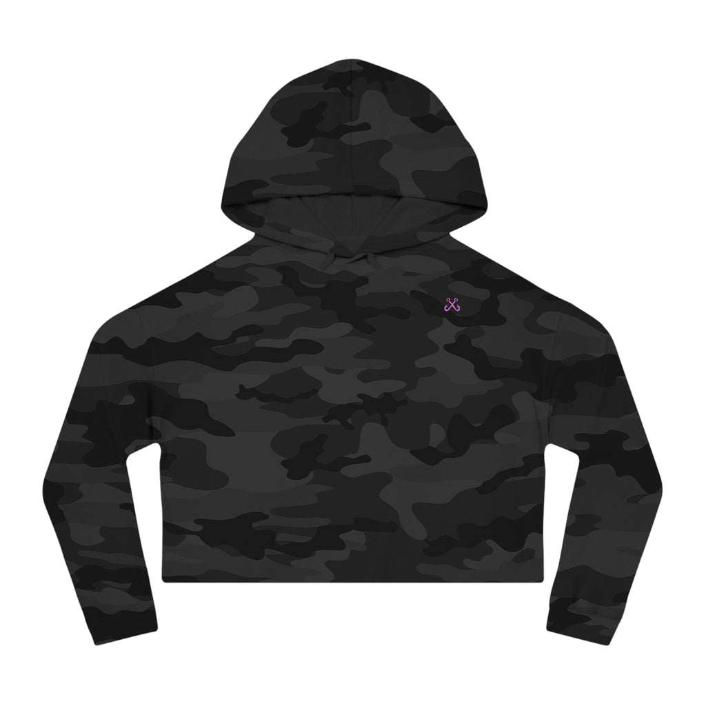 Mahi Color Cropped Hoodie — Hooked Horizon Fishing Graphic