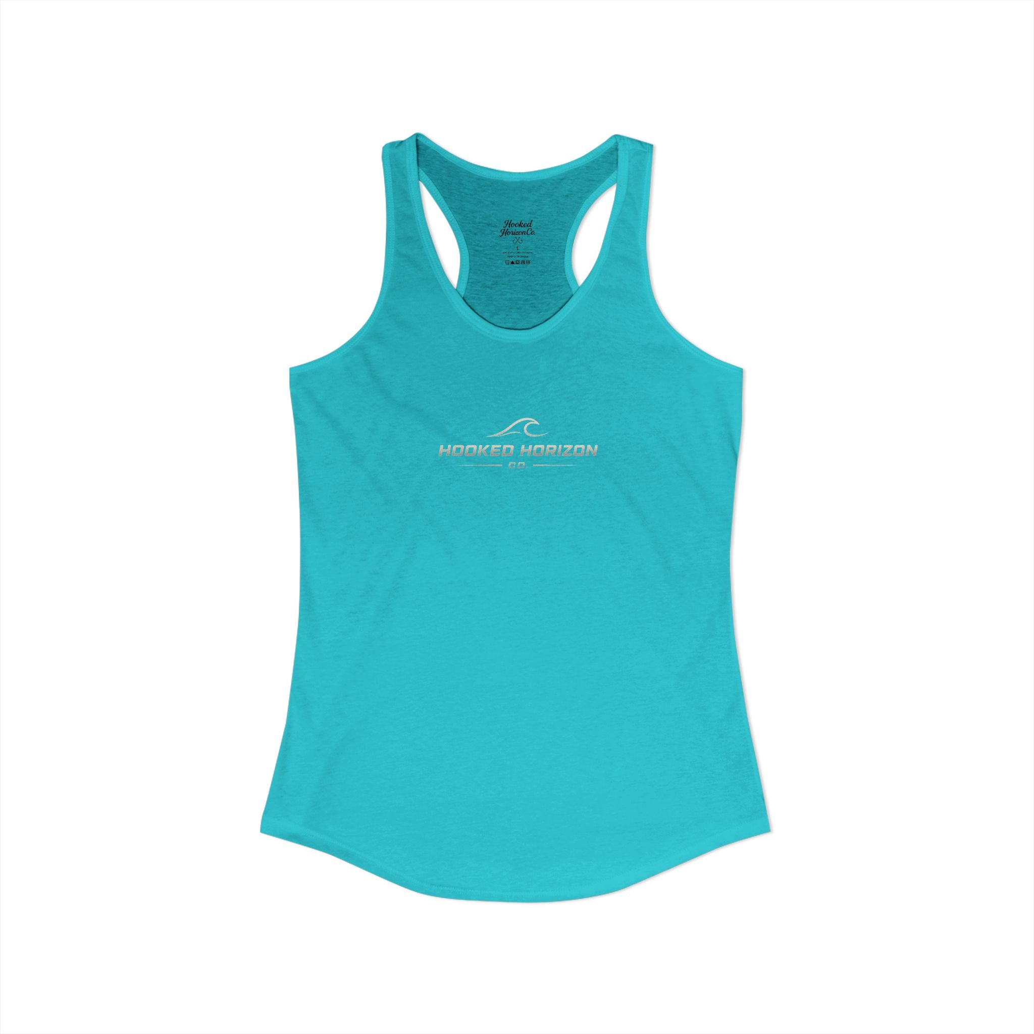 Hooked Horizon Co. Commerical Logo — Soft Women's Ideal Racerback Tank