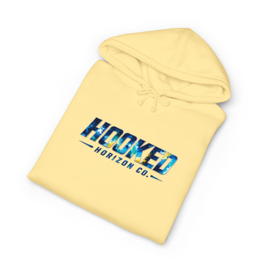 Barracuda Hoodie Hooked Horizon Co. — Fishing Back Graphic Hoodie, Multiple Color Variations