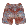 Rock Fish & Sand Ocean-Inspired Board Shorts, Swimwear for Beach Days, Summer Vacations, Pool Parties, Surfing Attire, Water Sports