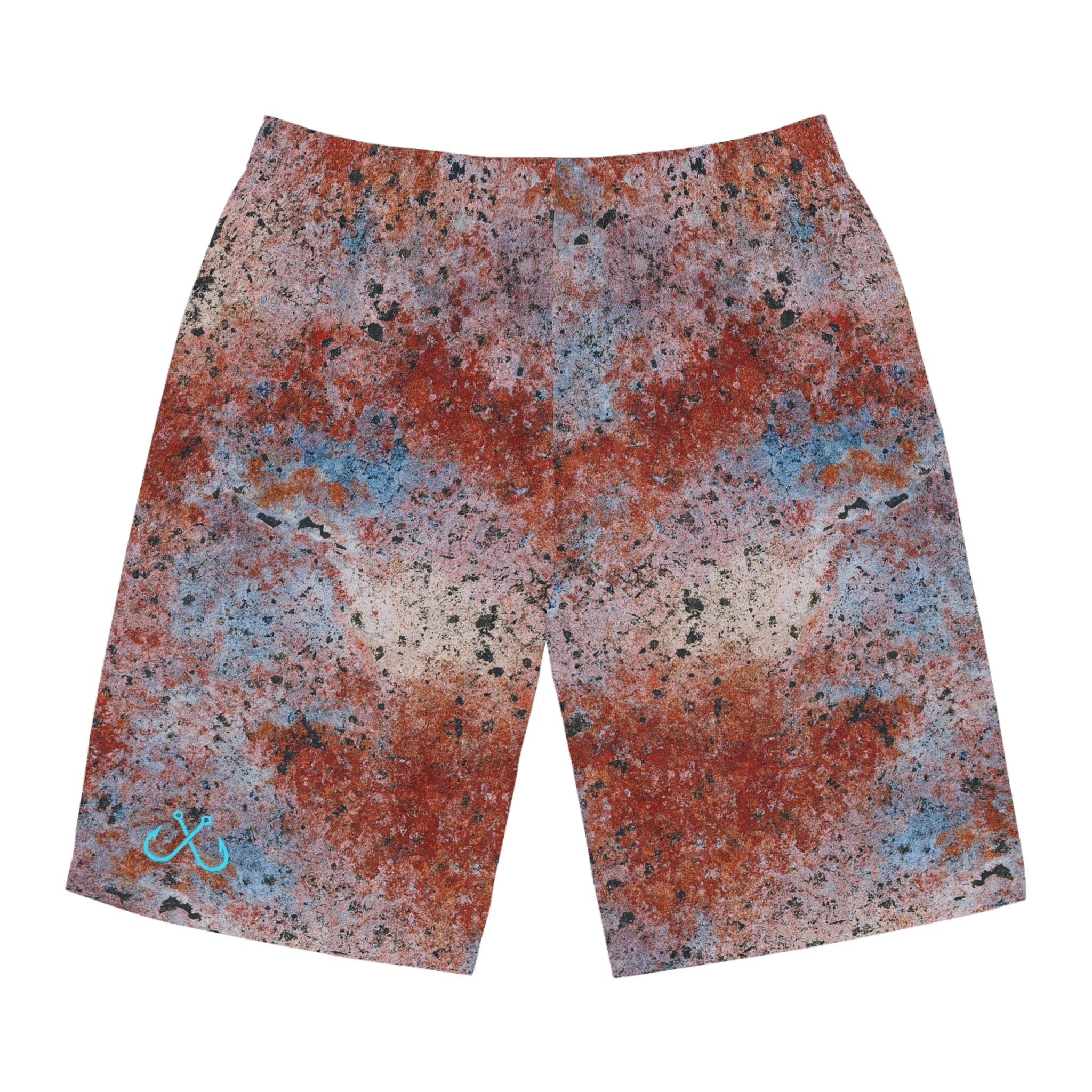 Rock Fish & Sand Ocean-Inspired Board Shorts, Swimwear for Beach Days, Summer Vacations, Pool Parties, Surfing Attire, Water Sports