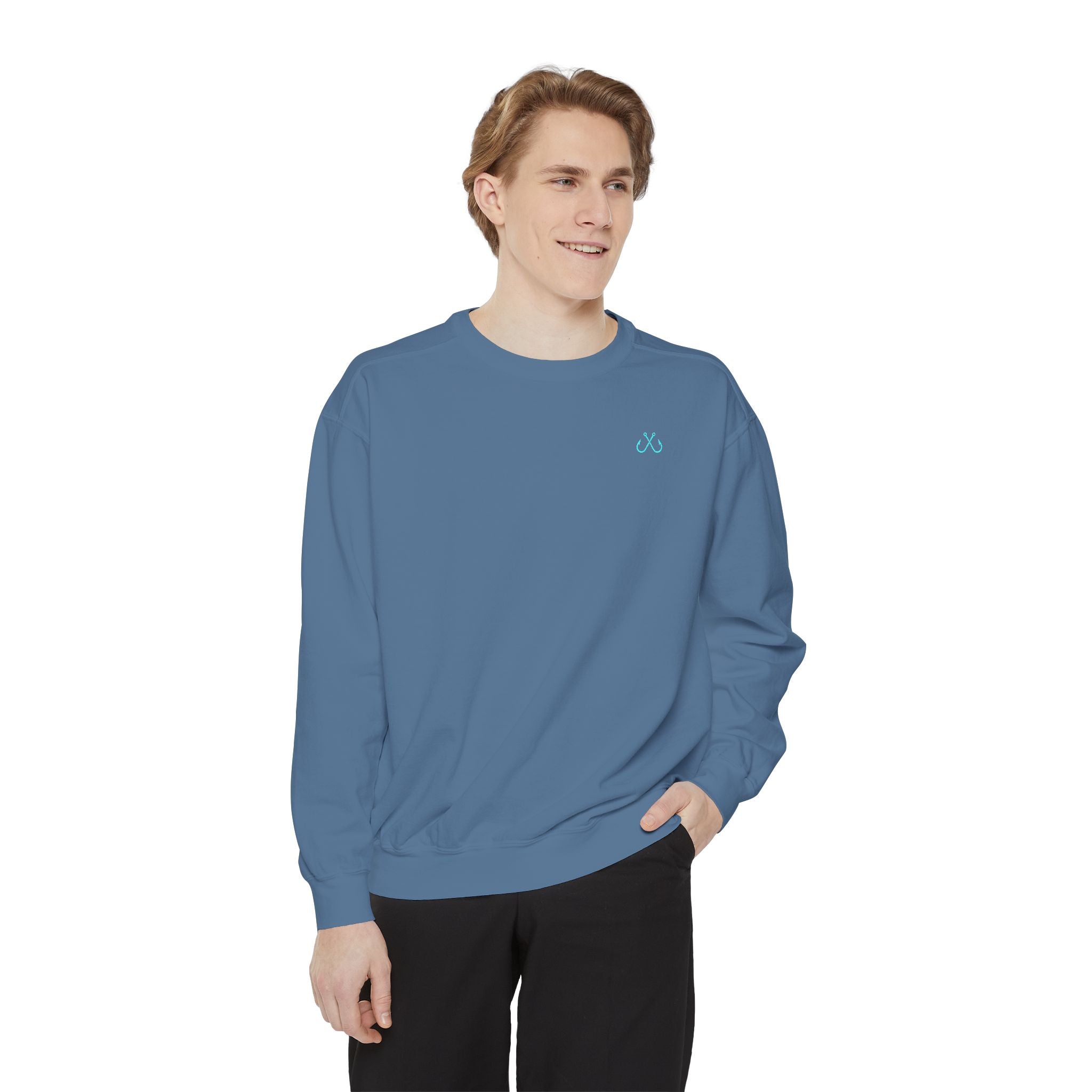 Vintage vibes Neon Tarpon Sweatshirt– Hooked Horizon Co. Ocean apparel, Gifts for Him & Her, Ocean Conservation, Soft Unisex Garment-Dyed Sweatshirt