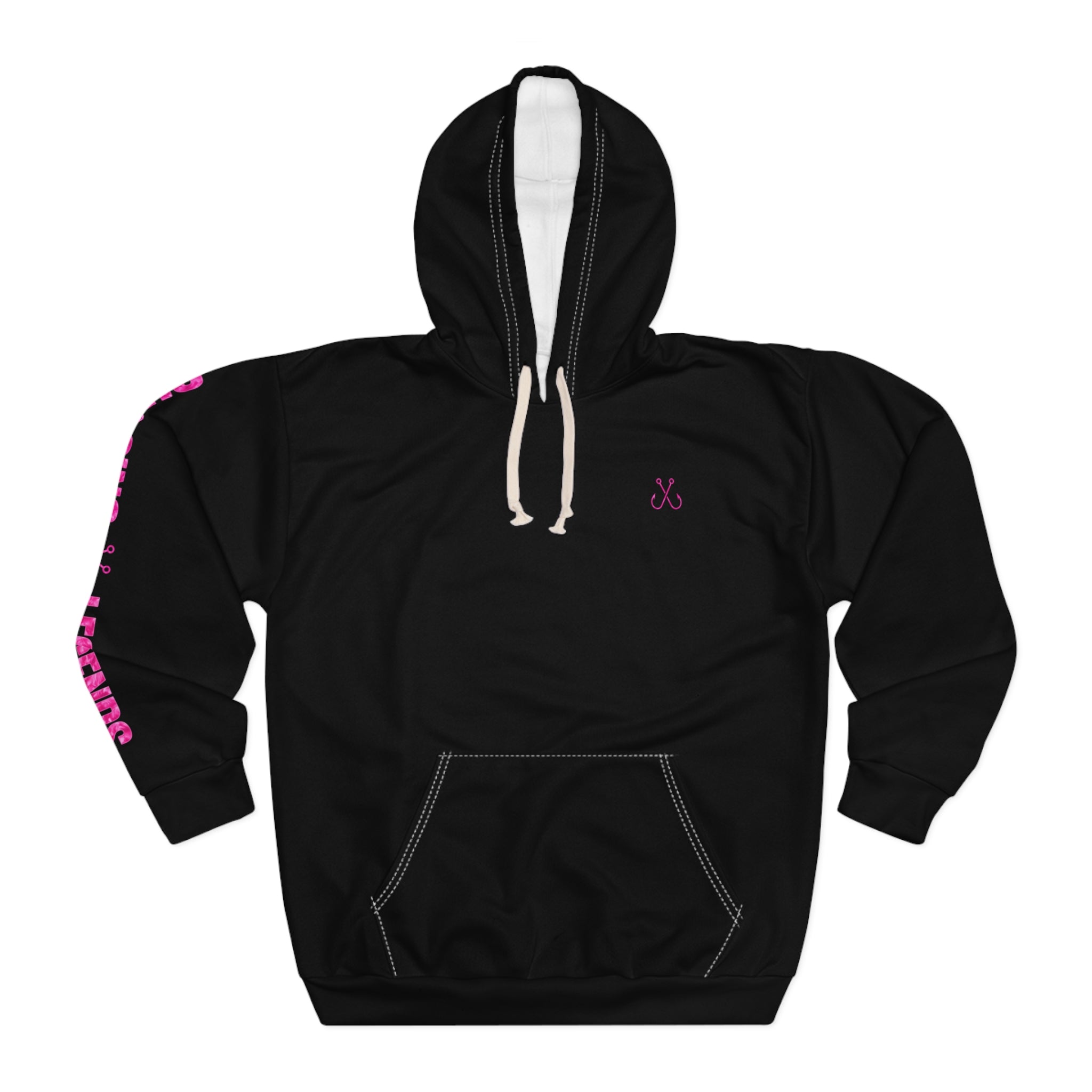 Neon Pink Shark Hoodie — Hooked Horizon Co. Neon Shark Pullover
