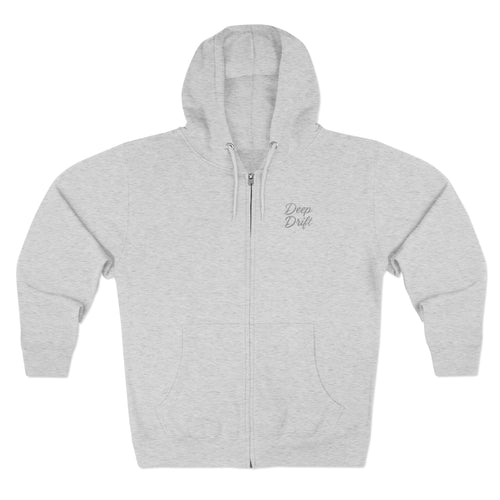 Deep Drift Mahi Mahi Hooked Horizon Co. Unisex Zip Hoodie for Ocean Lovers, Nautical Fashion, Cool Weather Gear, Everyday Comfort, Perfect Gift
