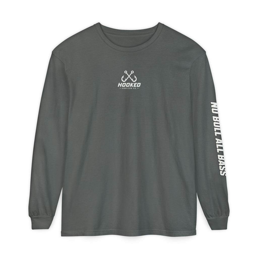 Saltwater Sea Striper Fishing Long Sleeve T-Shirt, Ocean Adventure Apparel, Boat Trip Shirt, Coastal Style, Gift for Fishermen