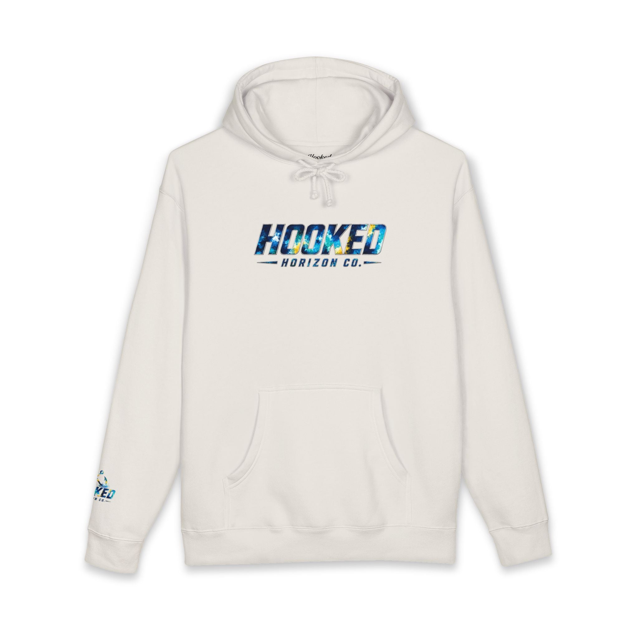 Barracuda Hoodie Hooked Horizon Co. — Fishing Back Graphic Hoodie, Multiple Color Variations