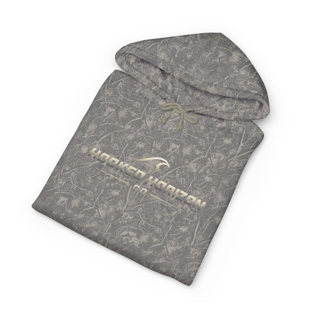 Wave Hoodie Hooked Horizon Co. — Fishing Back Graphic Hoodie, Multiple Color Variations
