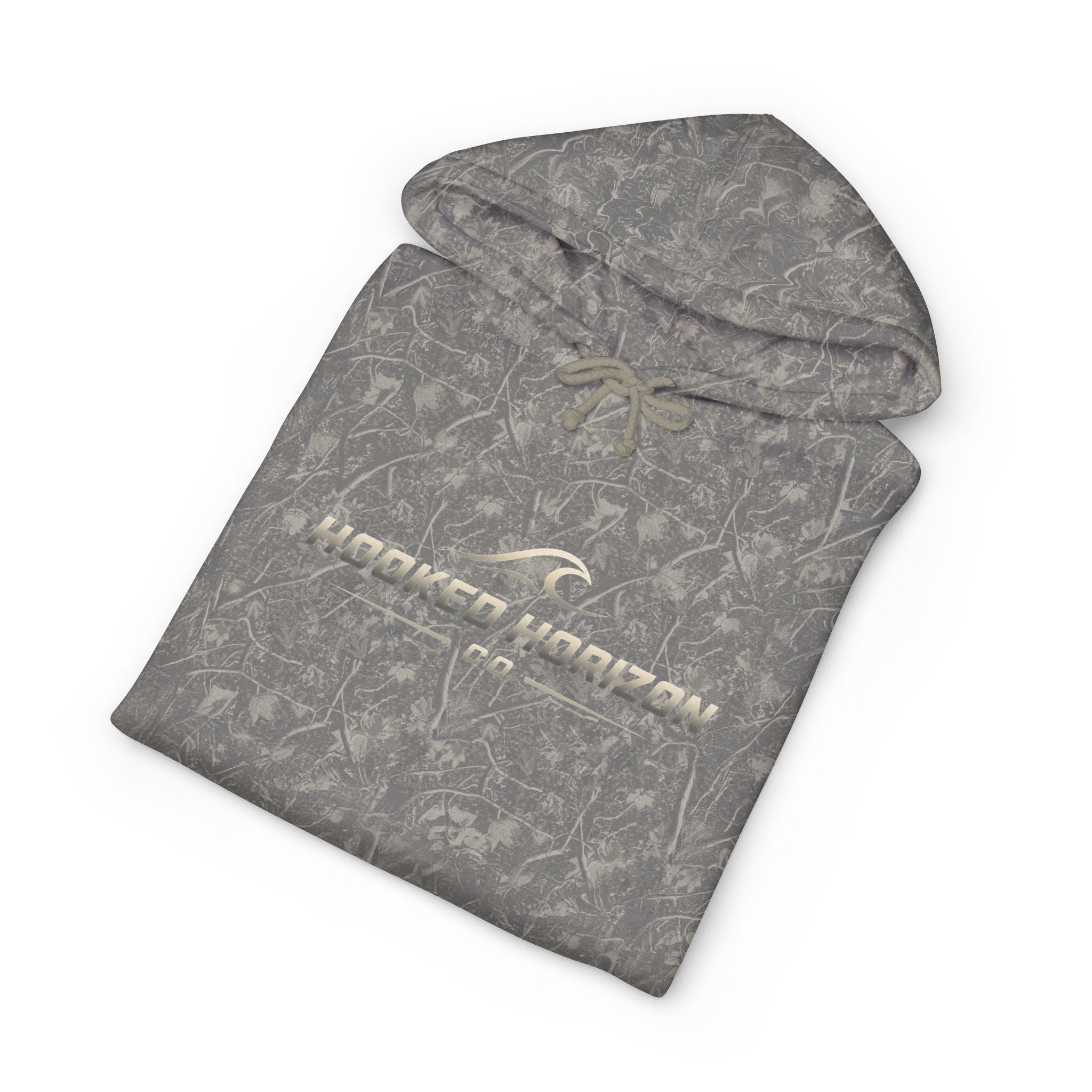 Wave Hoodie Hooked Horizon Co. — Fishing Back Graphic Hoodie, Multiple Color Variations