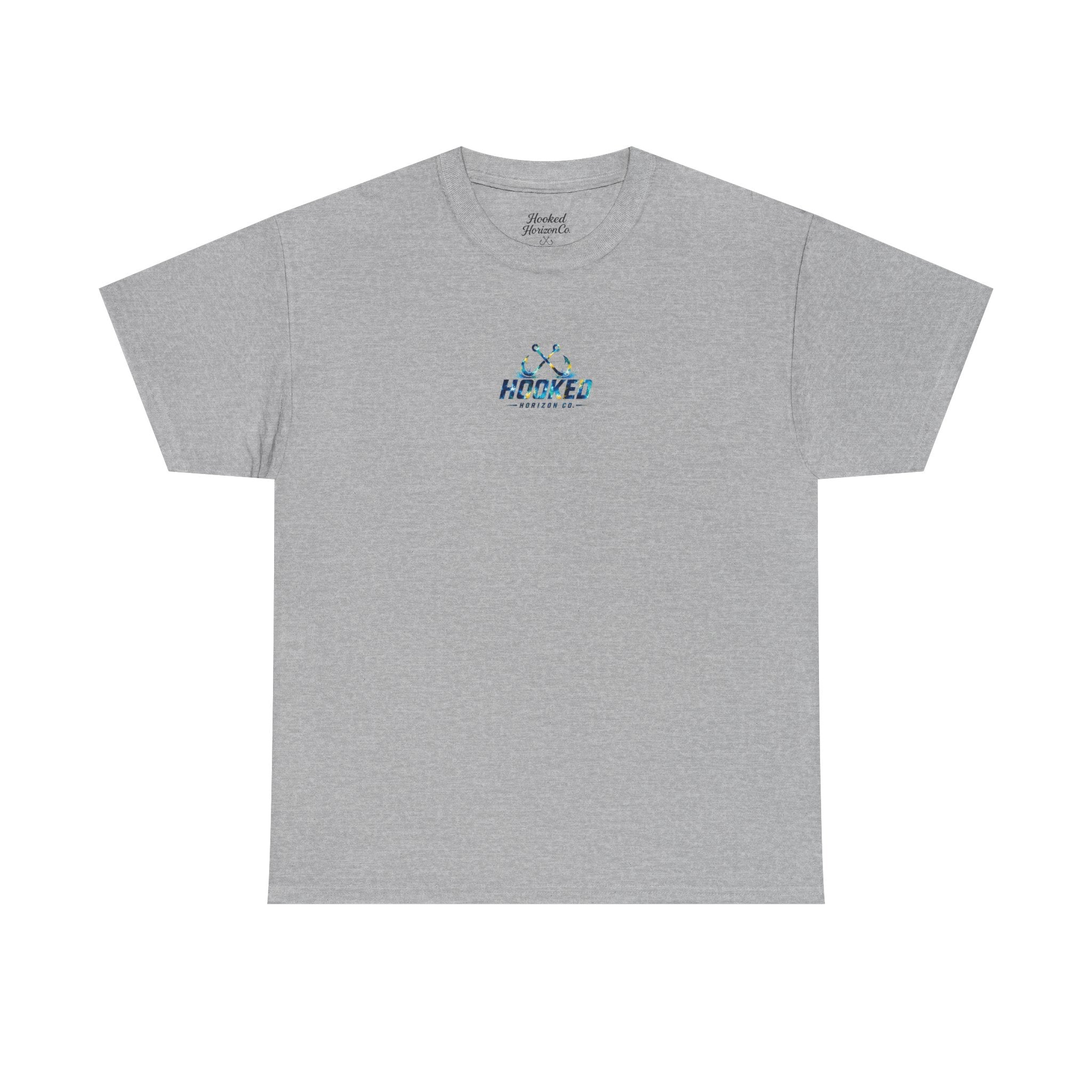 Barracuda Hooked Horizon Co Tee—Ocean Graphic Tee — "Beloved" Ray Design