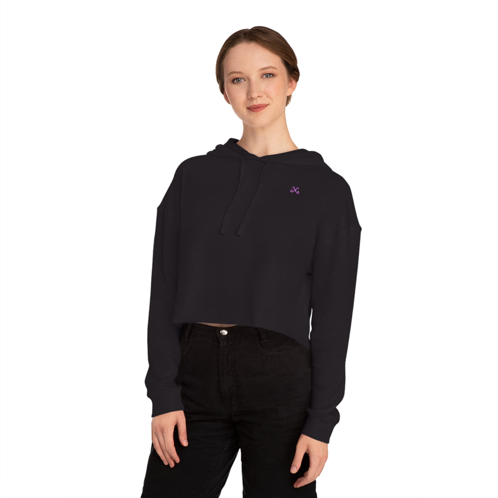 Mahi Color Cropped Hoodie — Hooked Horizon Fishing Graphic