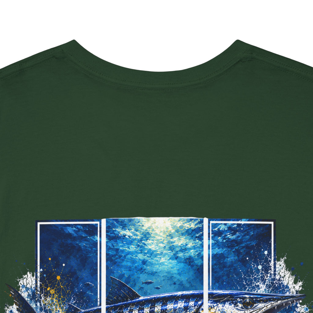 Barracuda Hooked Horizon Co Tee—Ocean Graphic Tee — "Beloved" Ray Design
