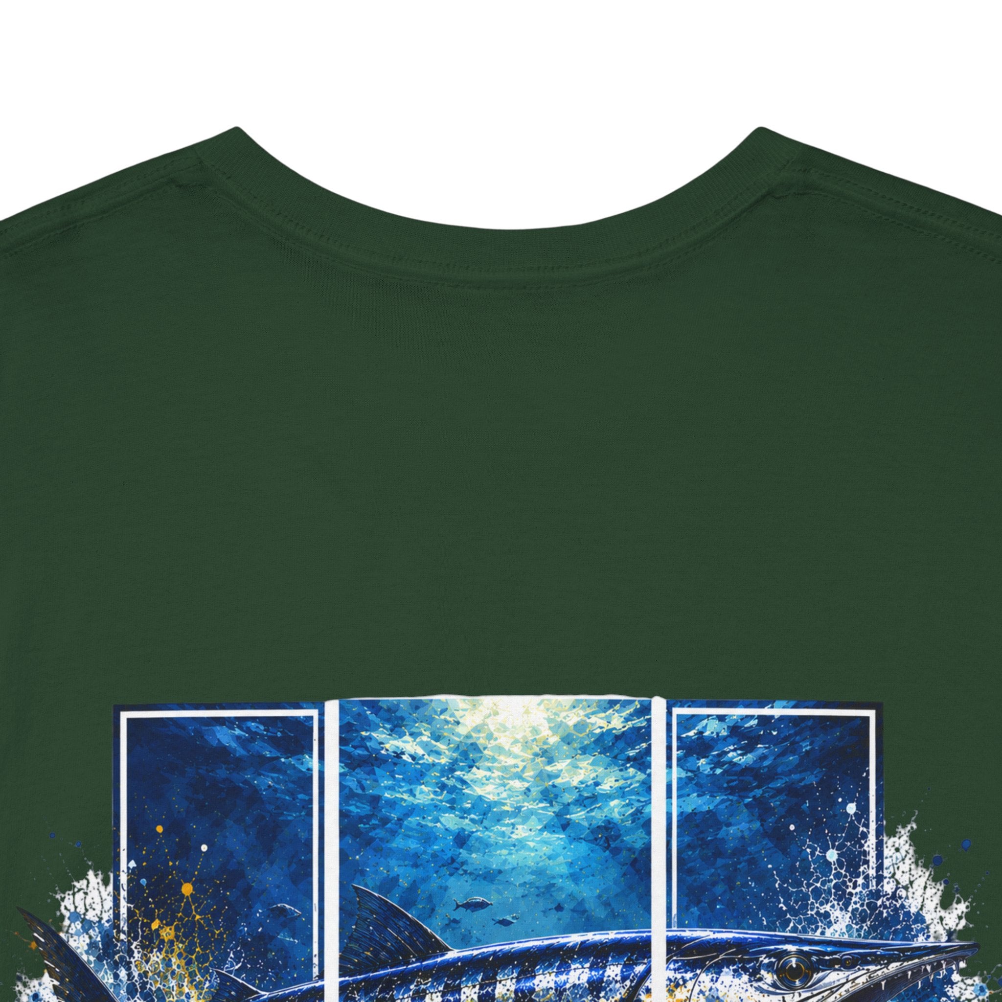 Barracuda Hooked Horizon Co Tee—Ocean Graphic Tee — "Beloved" Ray Design