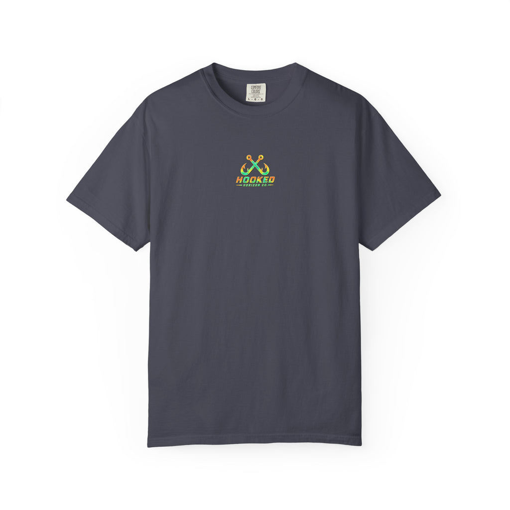 Retro 80s Tripple Fish Fishing Tee — Hooked Horizon Co.  Angler Gifts Ocean Lover Gifts