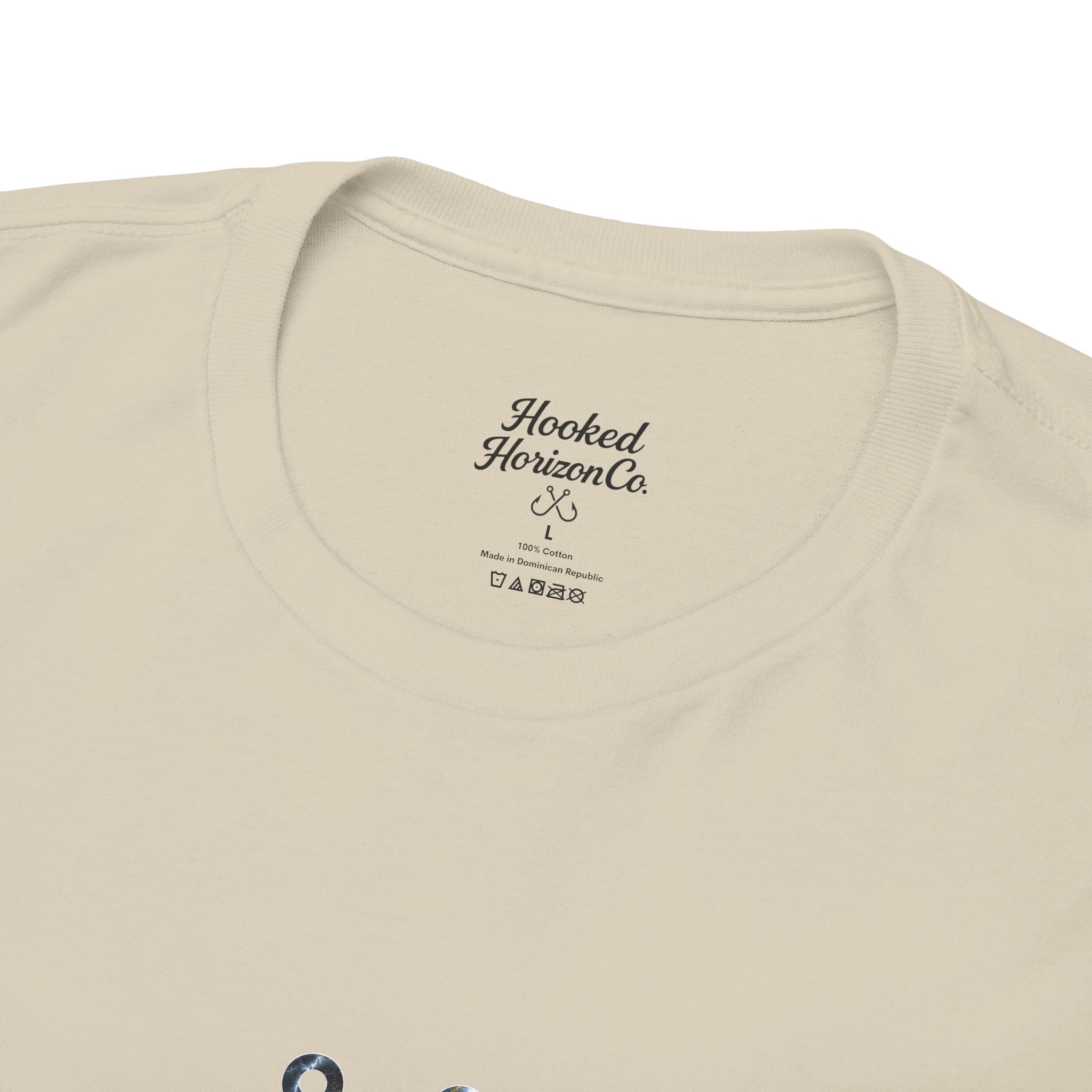Mahi Mahi Hooked Horizon Co Tee—Ocean Graphic Tee — "Beloved" Ray Design