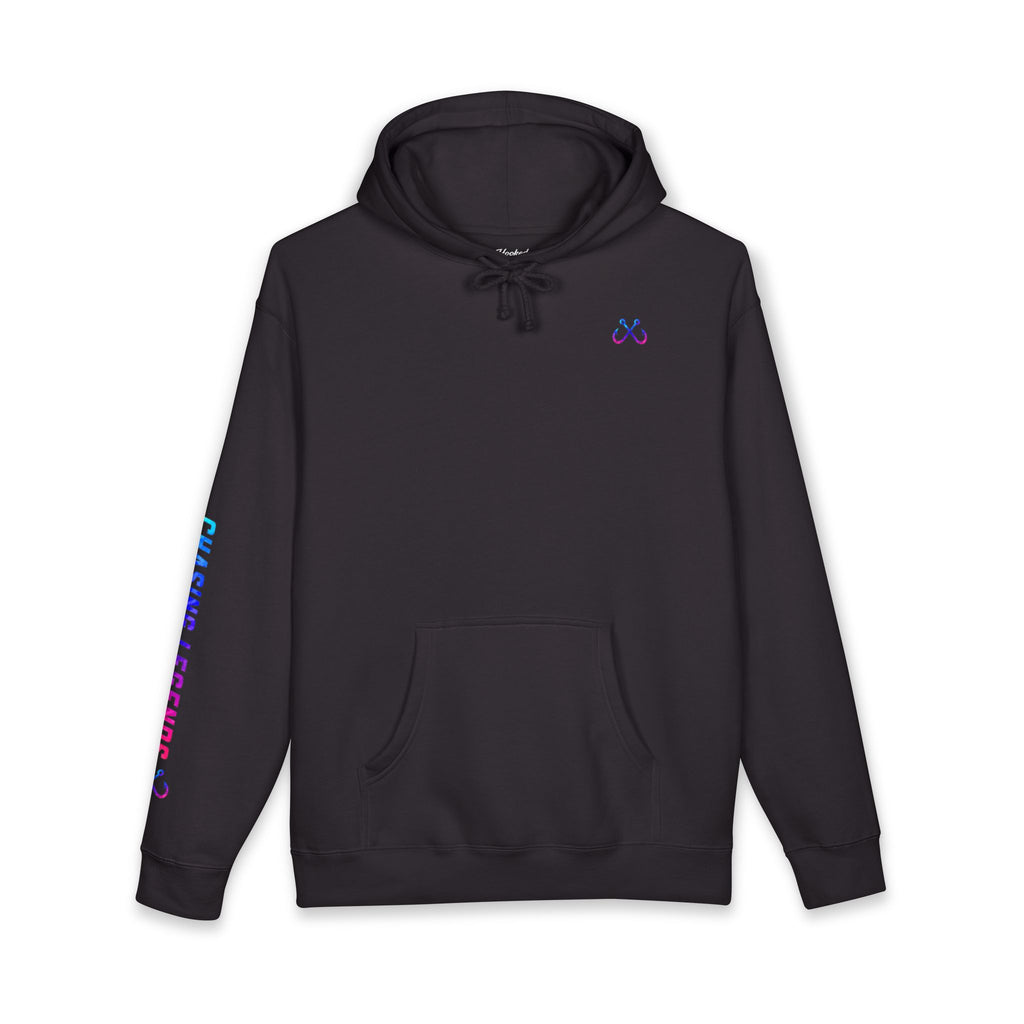 Lion Fish Hoodie Hooked Horizon Co. — Fishing Back Graphic Hoodie, Multiple Color Variations