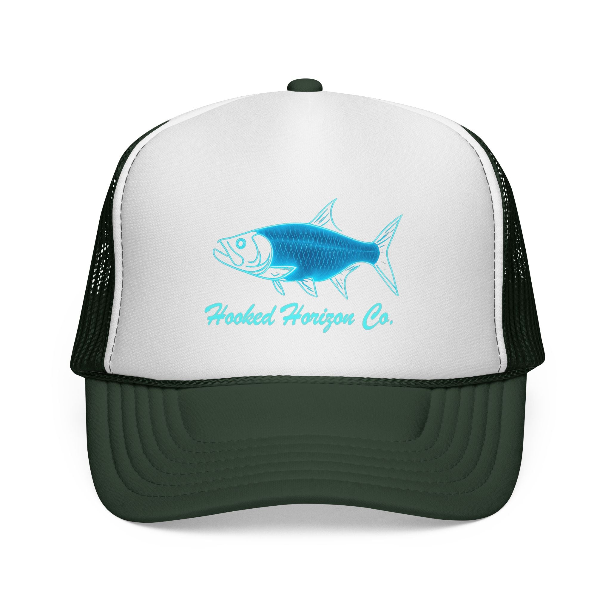 Tarpon Alley Trucker Cap — 'Chasing Legends' Fishing Hooks Logo