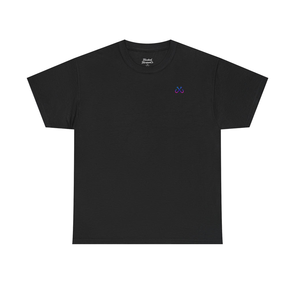 Lion Fish Hooked Horizon Co Tee—Ocean Graphic Tee — "Beloved" Ray Design