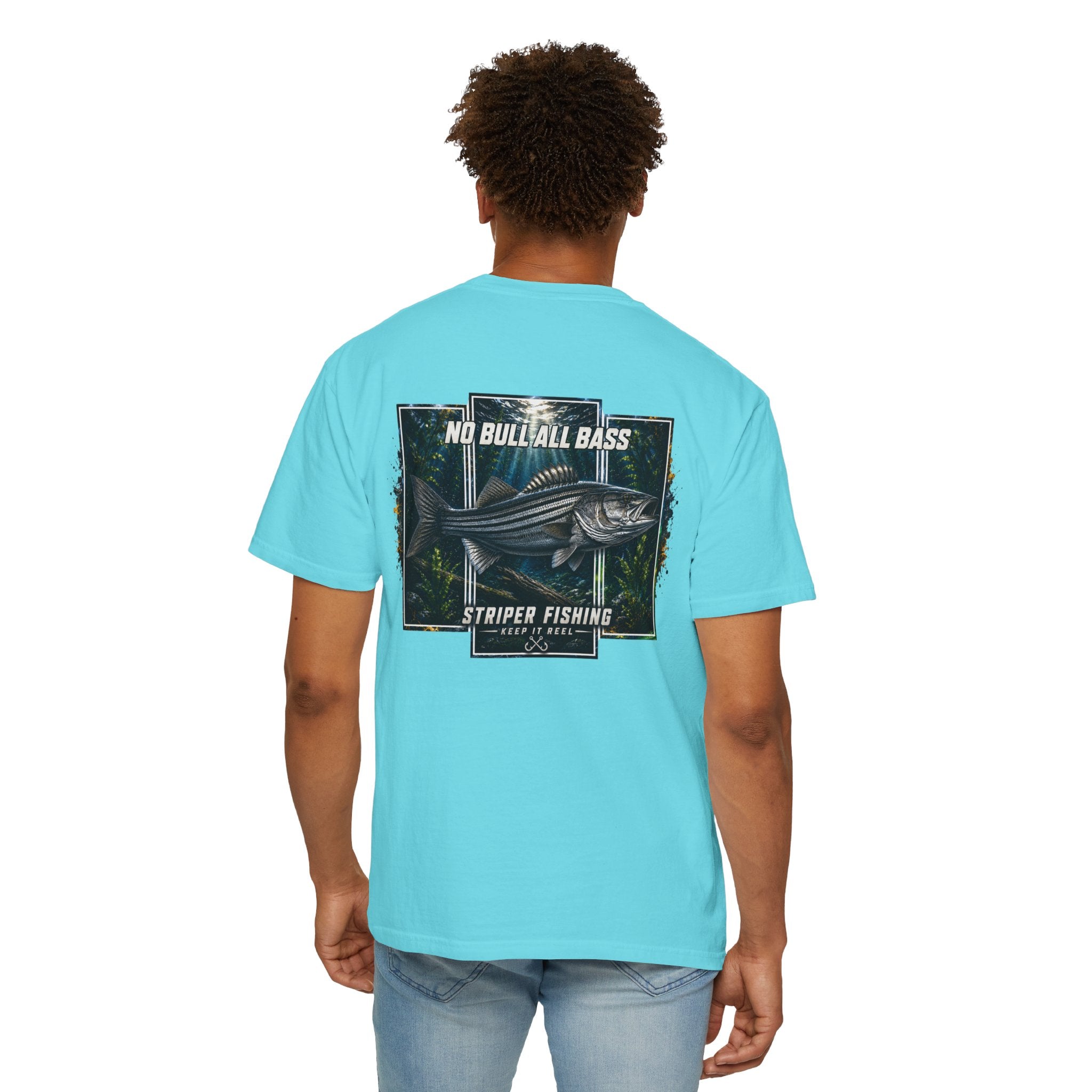 Saltwater Sea Striper Fishing Tee — Hooked Horizon Co.  Angler Gifts Ocean Lover Gifts