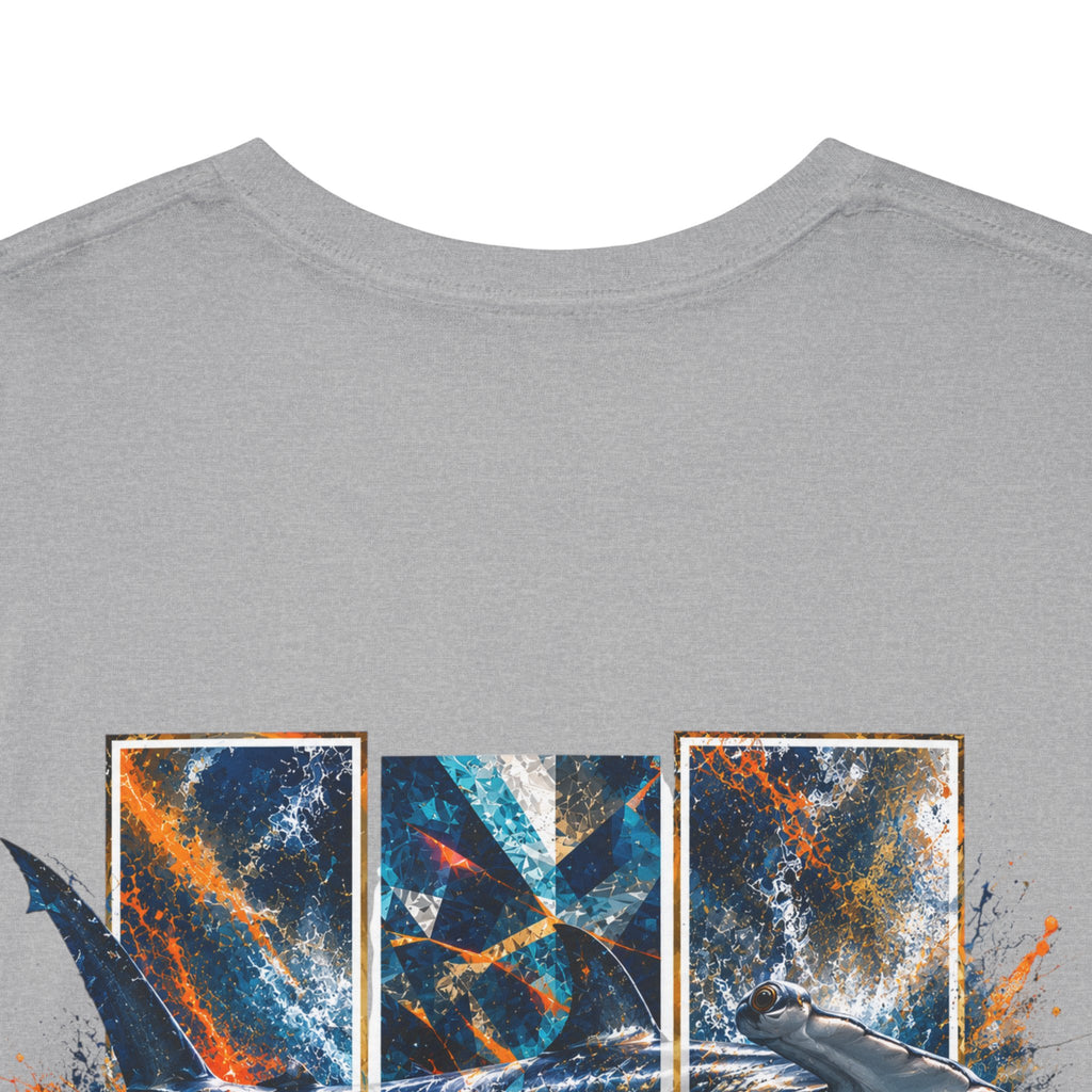 Hammer Head Hooked Horizon Co Tee—Ocean Graphic Tee — "Beloved" Ray Design
