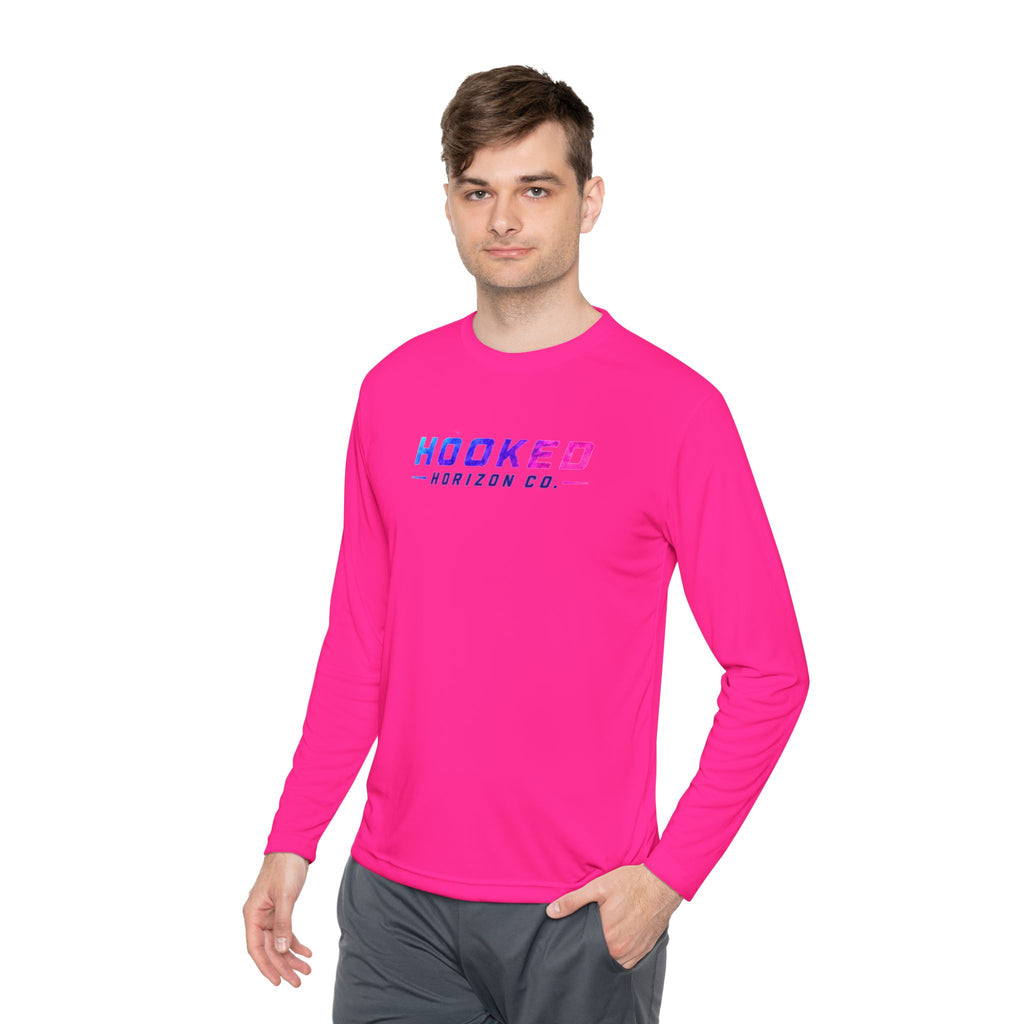 Moisture Wicking Classic Logo Shark Tee —Horizon Co. Anchors Long Sleeve Tee — Lightweight Fishing Shirt