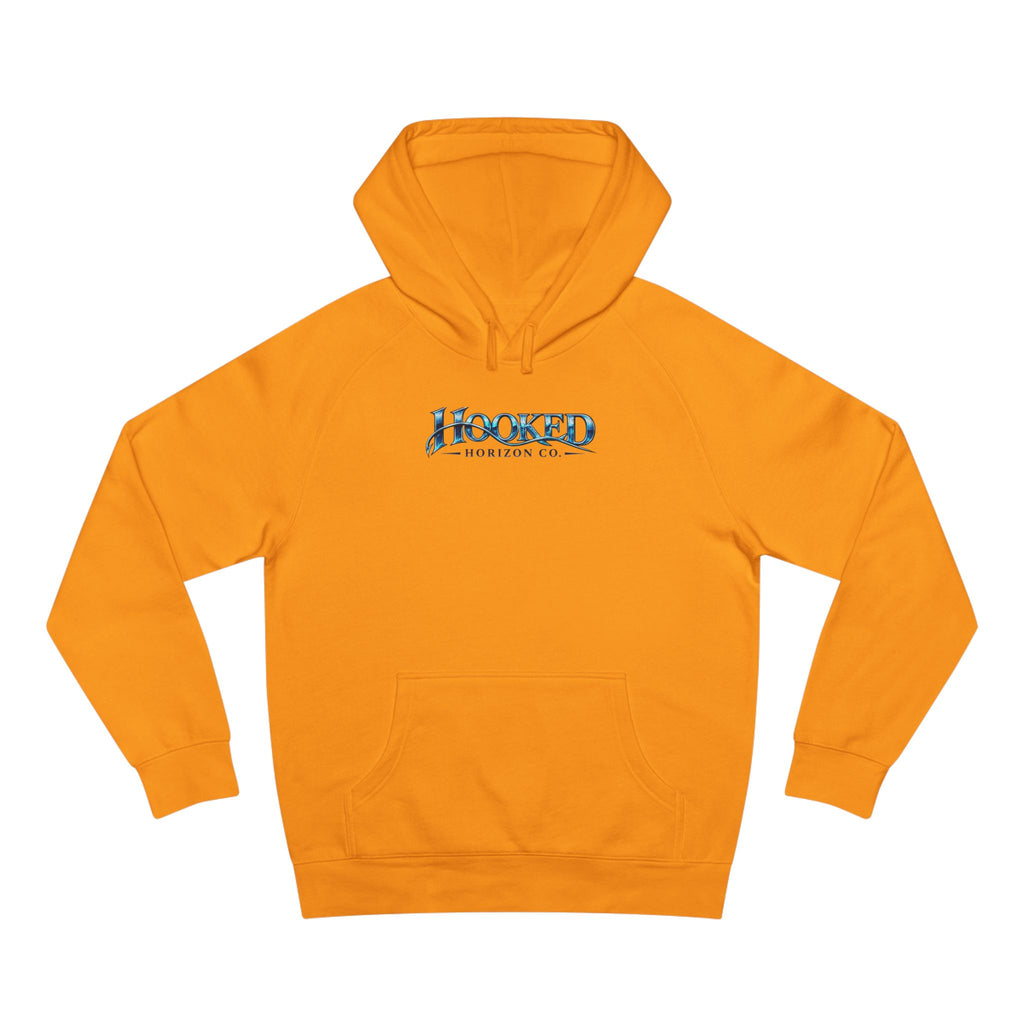 Fishing Boat " Chasing Legends Not Trends "Hooked Horizon Co. Unisex Supply Hoodie