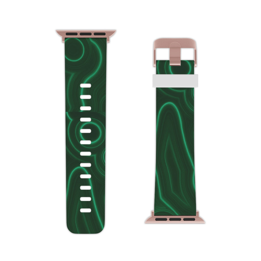 Green Malachite Mineral Inspired Watch Band for Apple Watch