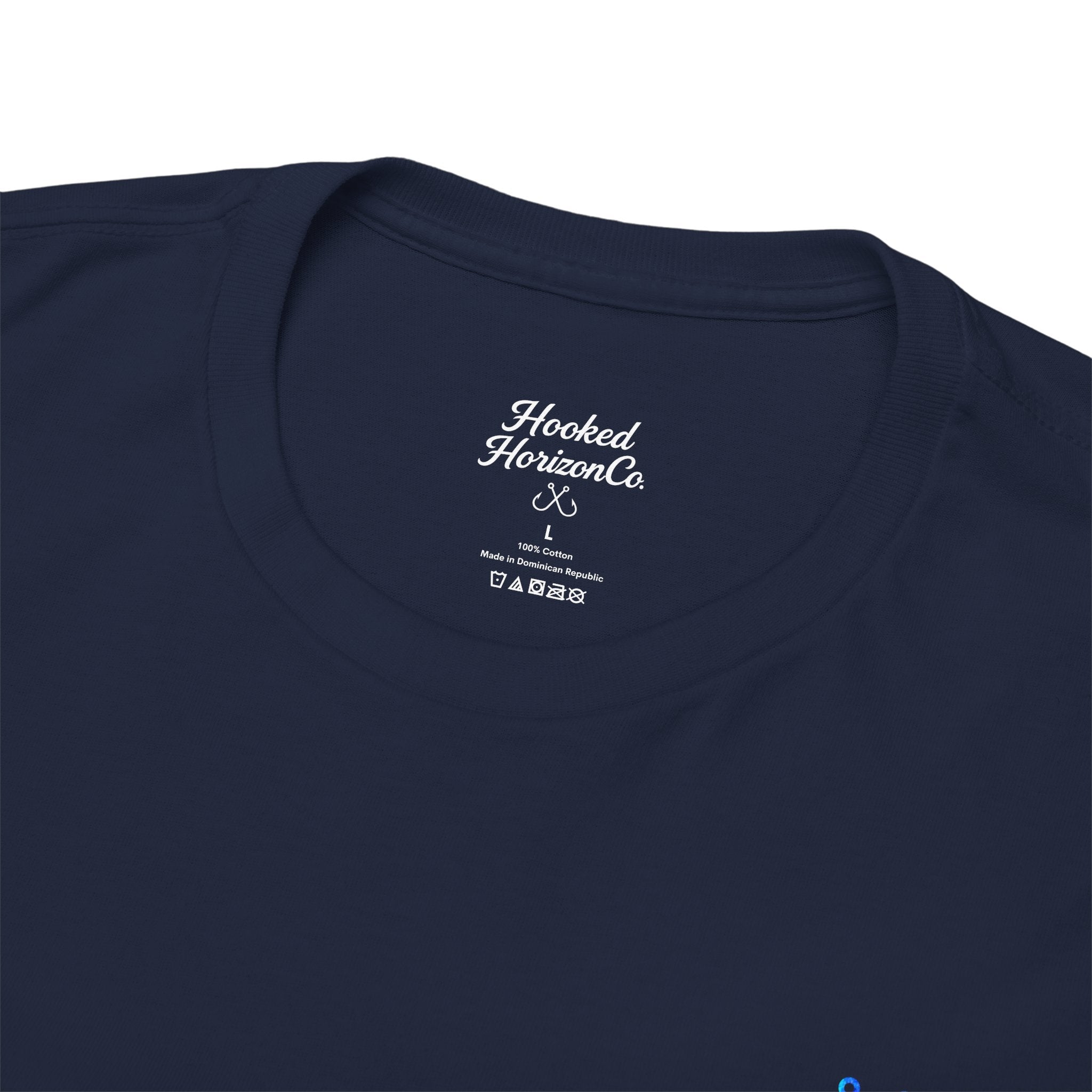 Lion Fish Hooked Horizon Co Tee—Ocean Graphic Tee — "Beloved" Ray Design