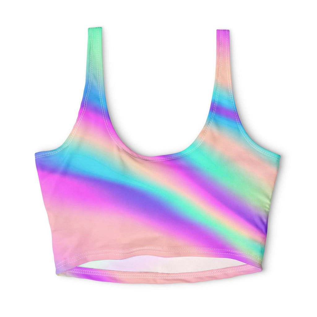 Rainbow Sports Bra– Hooked Horizon Co